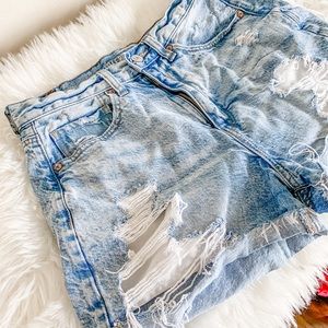 High-Waisted Mom Shorts